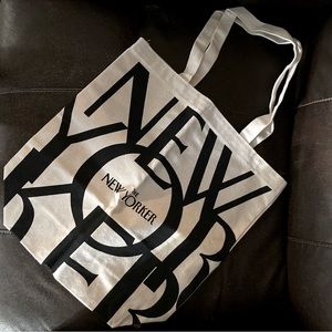 NEW The New Yorker market canvas tote bag